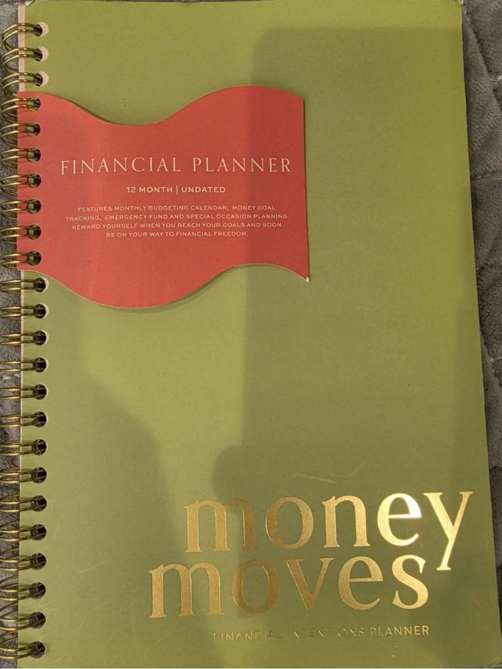 Target Money Moves Financial Planner by Love x June - Undated Version